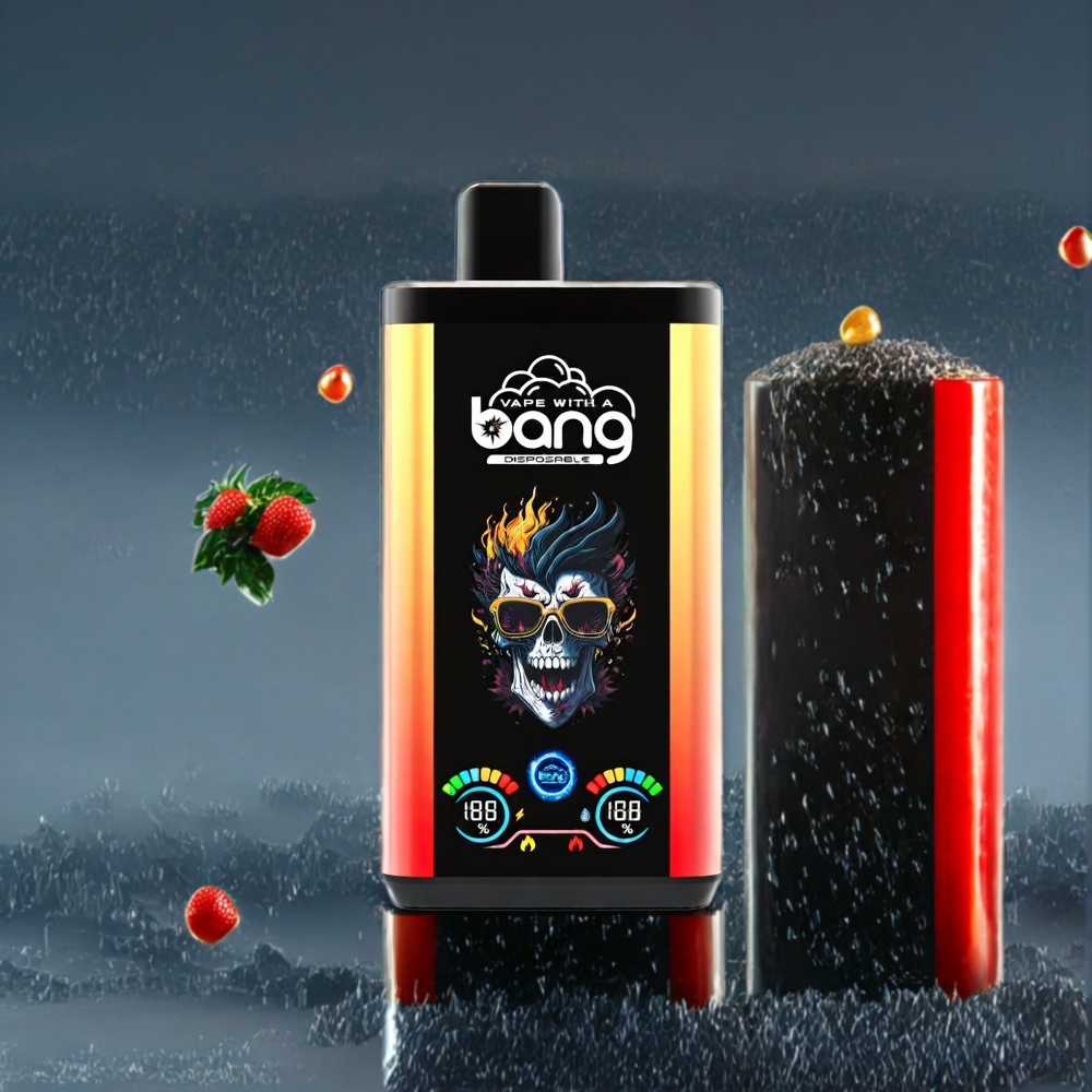 Bang 30K Pro Norge engros 30000 Puffs 36ml 550mAh Dual-Flavor Svart Drage Is & Jordbær Banan