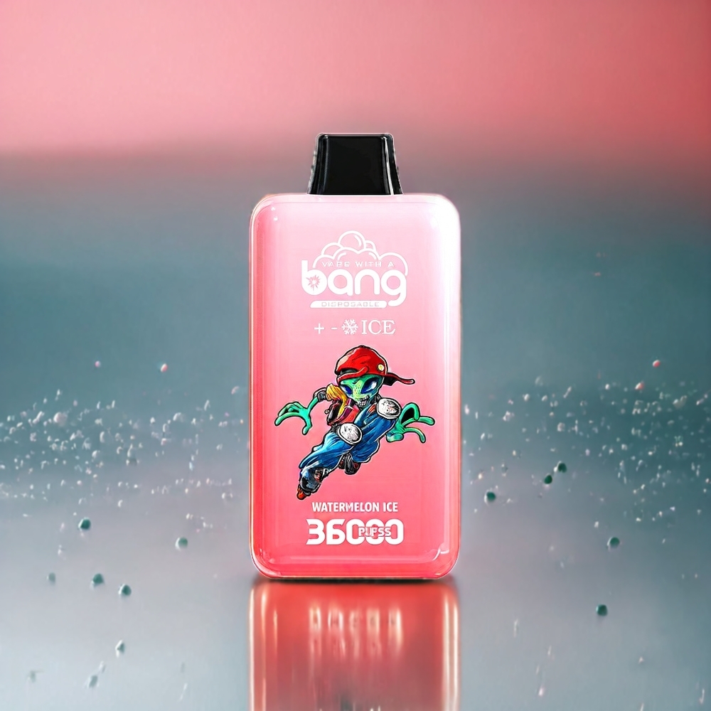 Bang 36000 Ice Level Norge Engros Disposable Device 36ml 850 mAh Watermelon Ice