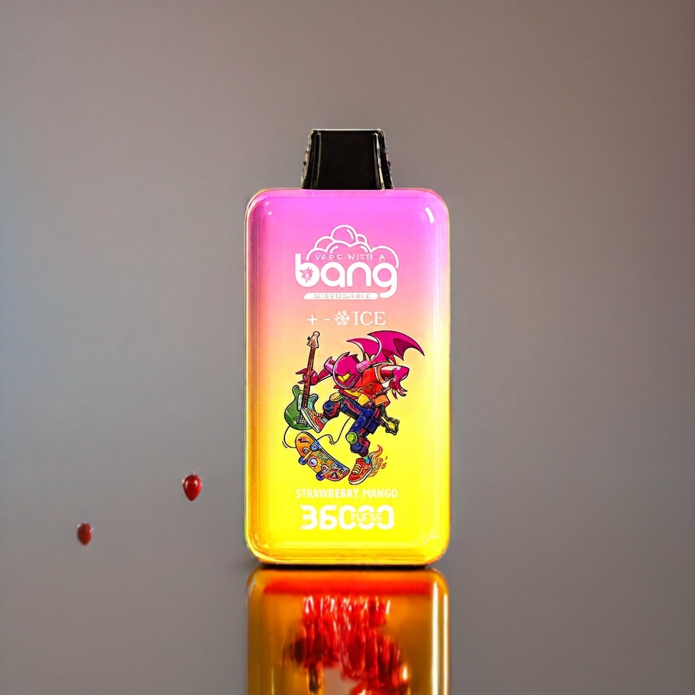 Bang 36000 Ice Level Norge Engros Disposable Device 36ml 850mAh Jordbær Mango