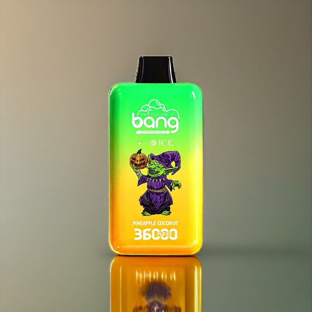 Bang 36000 Ice Level Norge Engros Disposable Device Pineapple Coconut 36ml 36000 Puffs 5% Nikotin