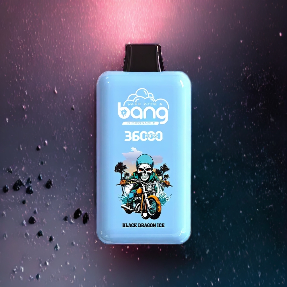 Bang 36000 Power Engangs vape Black Dragon Ice Norge Engros – 36ml E-Liquid, 36000 Puffs, 850mAh Battery
