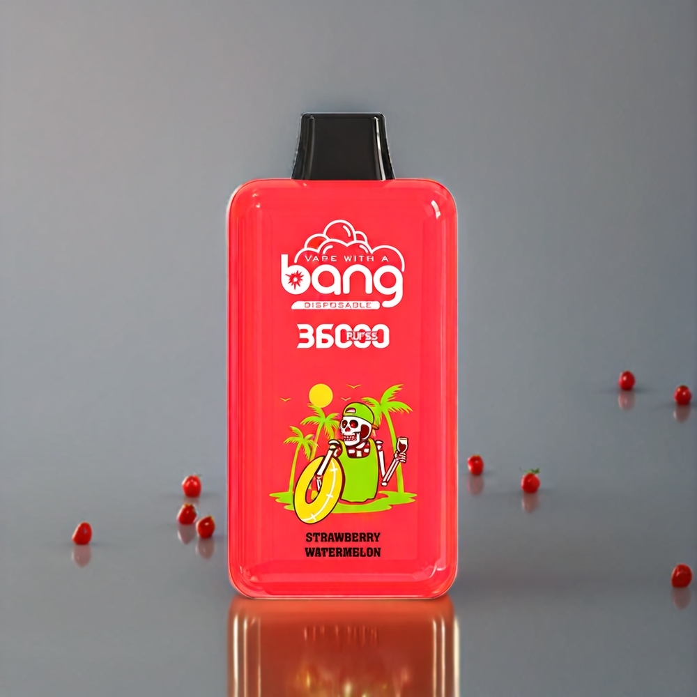 Bang 36000 Power Engangs vape Jordbær Vannmelon Norge Engros – 36ml E-Liquid, 36000 Puffs, 850mAh Batteri