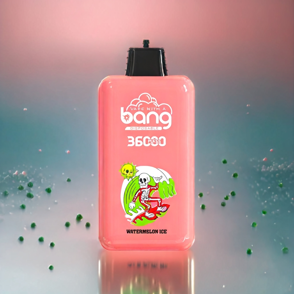 Bang 36000 Power Engangs vape Norge Engros – Vannmelon Is – 36ml E-Væske, 36000 Pust, 850mAh Batteri
