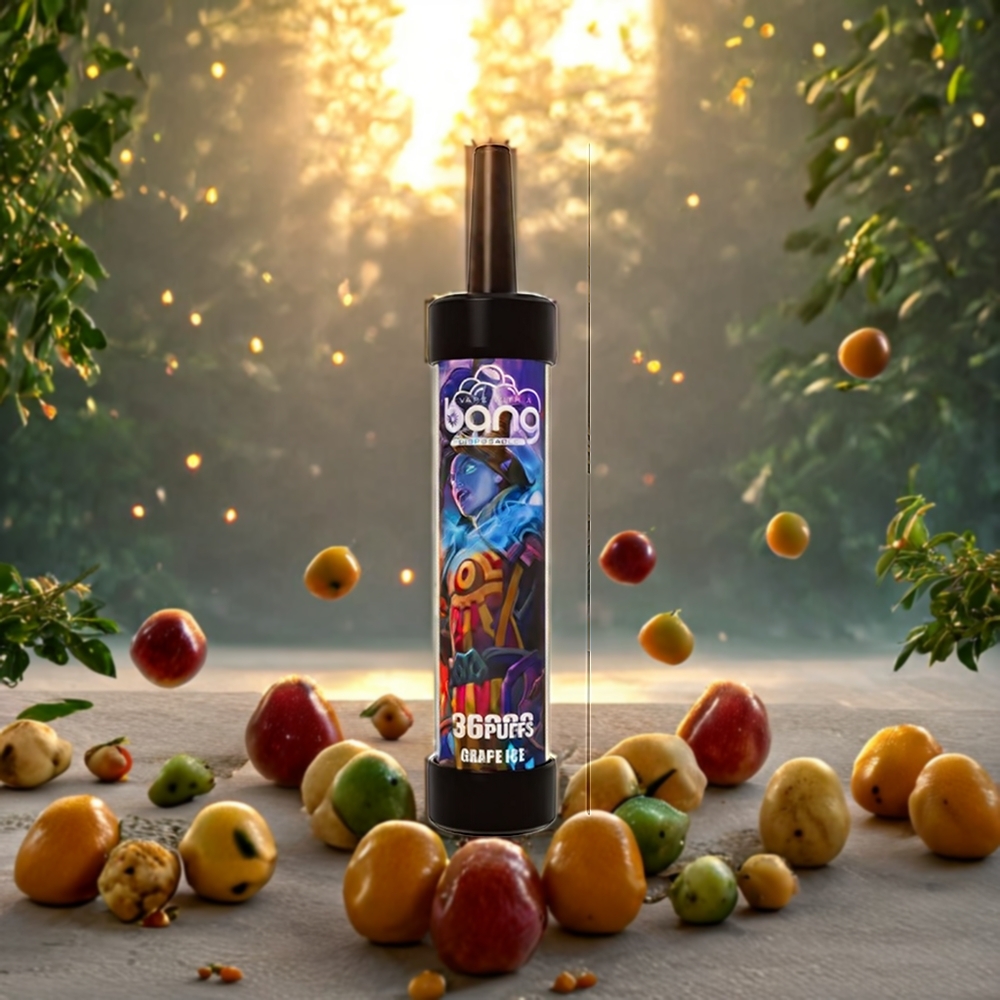 Bang 36000 Puffs Engangs vape Mango Peach Norge Engros – 650mAh Batteri, 40ml E-væske, 36000 Trekk
