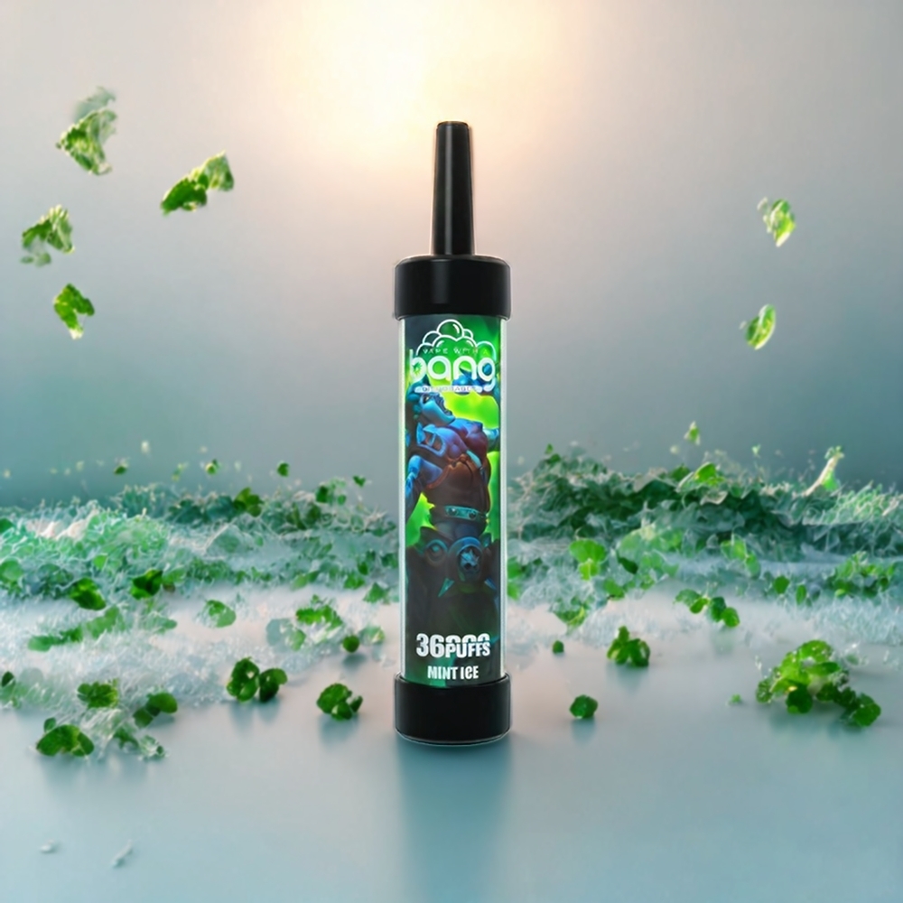 Bang 36000 Puffs Engangs vape Mint Ice Norge engros – 40ml E-væske, 650mAh Batteri, Mesh Coil 0.60 ohm