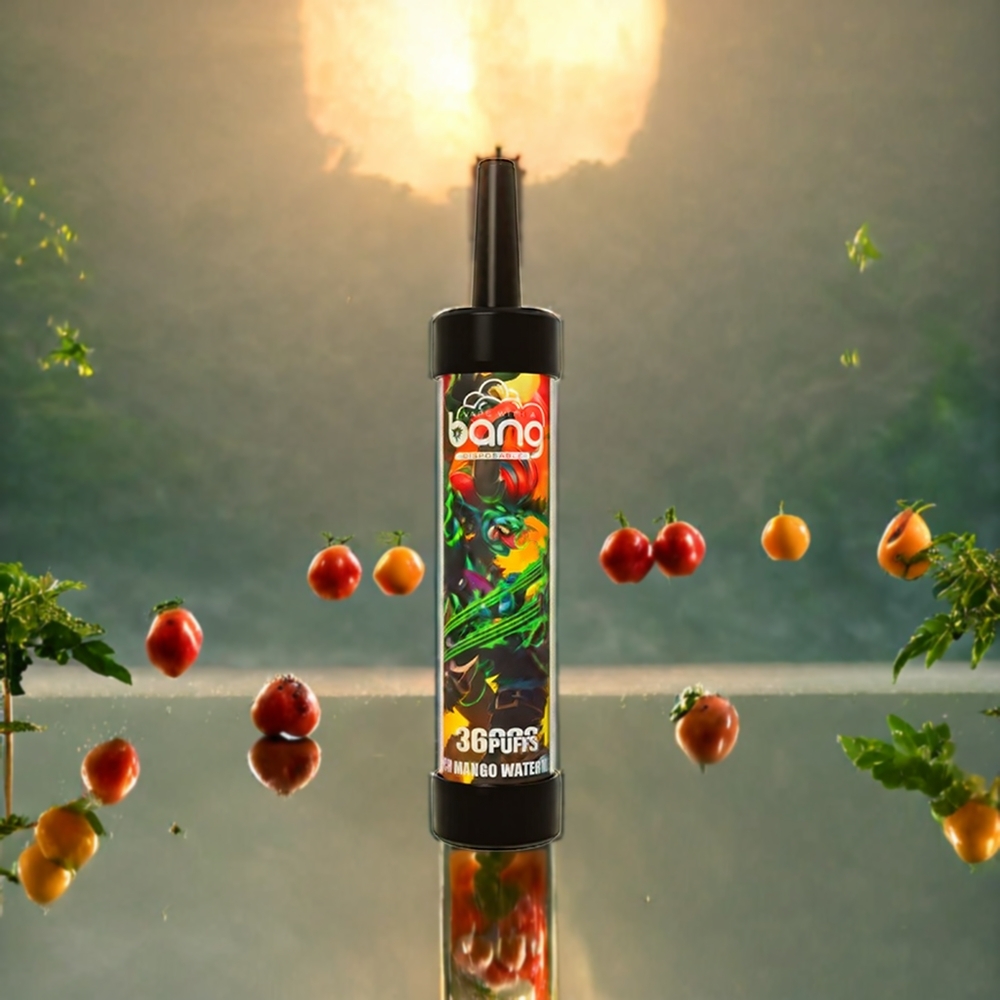 Bang 36000 Puffs Engangs vape Peach Mango Watermelon Norge Engros – 40ml E-liquid, 650mAh Batteri, 0.60 ohm Mesh Coil