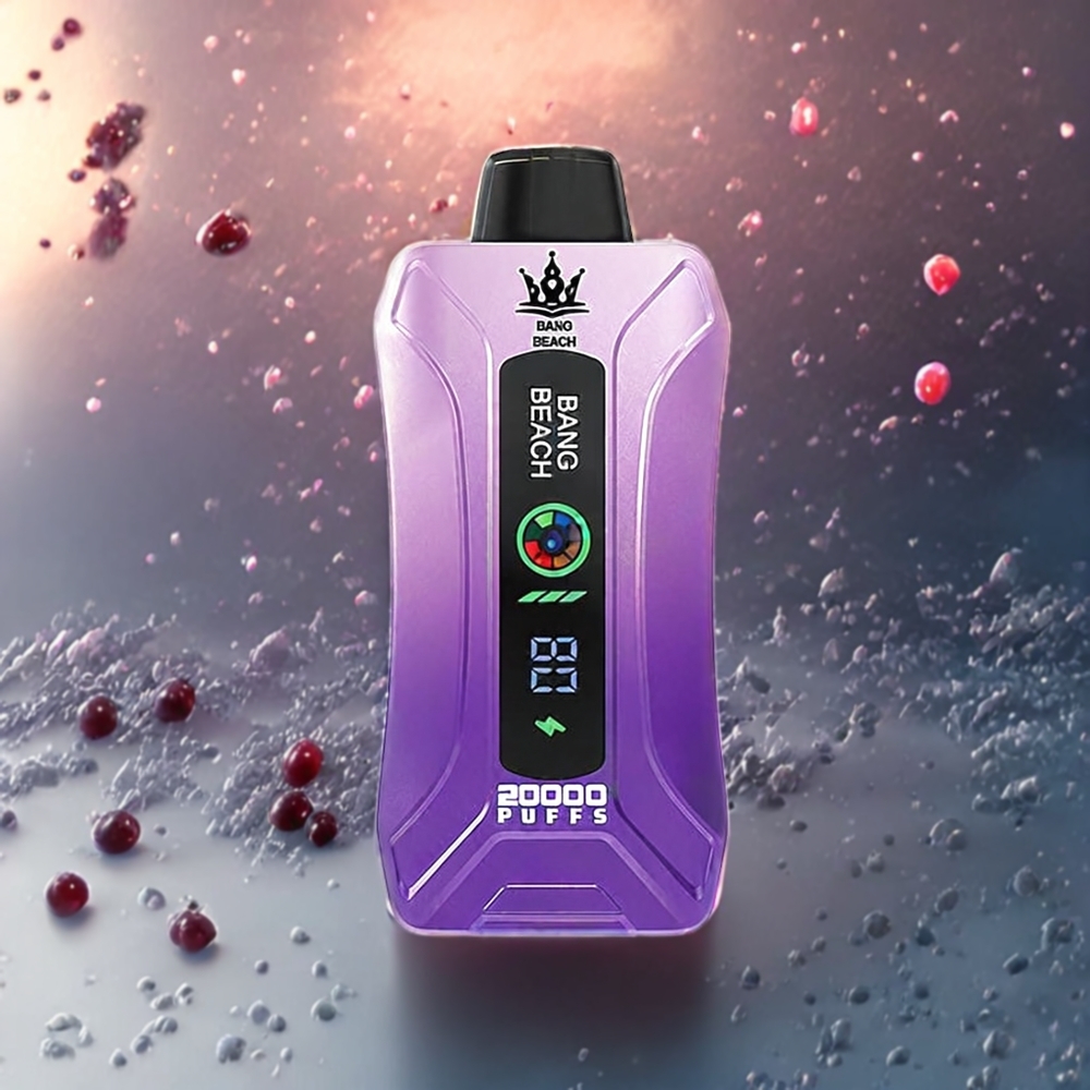 Bang Beach 20000 Puffs Norge Engros Engangs vape Drueis med Smart Skjerm, 35ml E-Væske, 650mAh Batteri