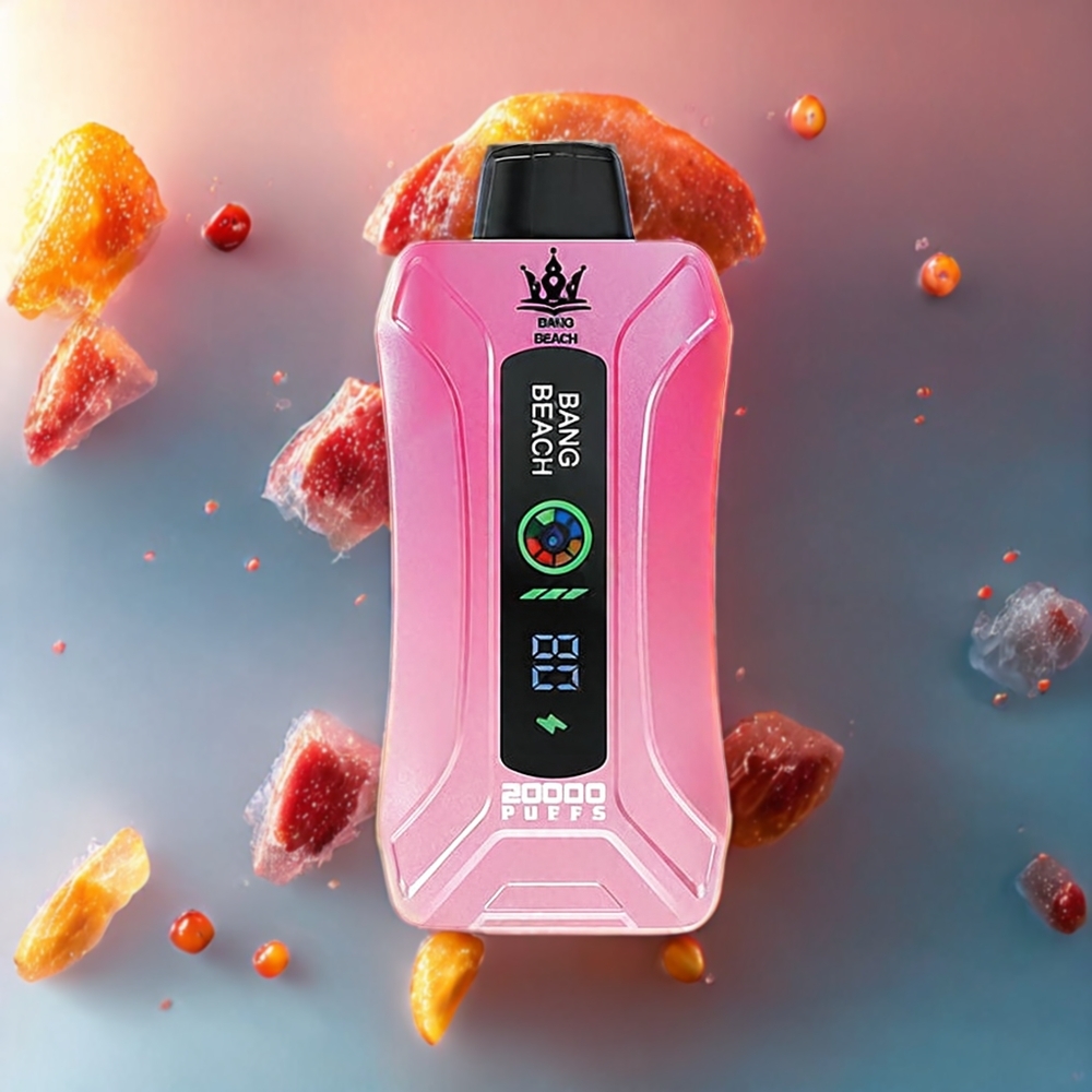 Bang Beach 20000 Puffs Norge Engros Engangs vape Fersken Is 35ml 650mAh Smart Skjerm