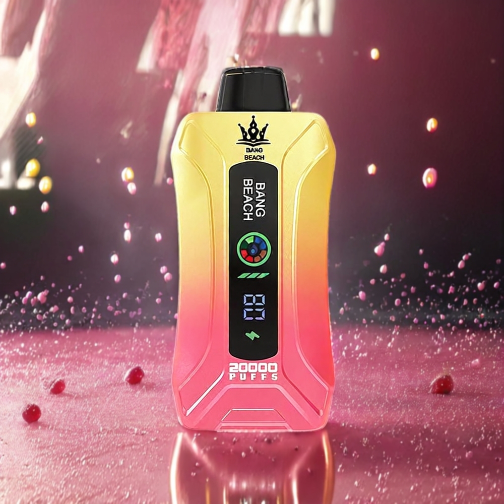 Bang Beach 20000 Puffs Norge Engros Engangs vape Rosa Sitronade - 35ml E-Liquid, 650mAh Batteri, Smart Skjerm