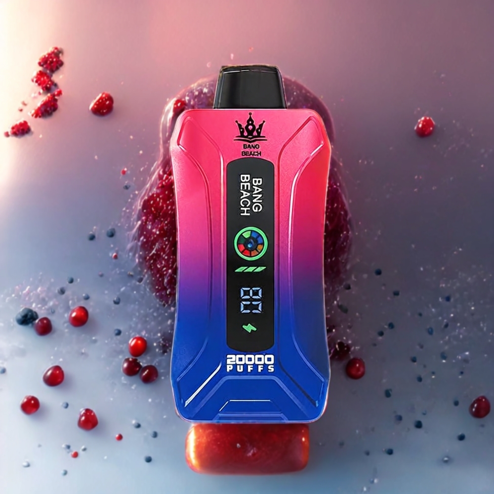 Bang Beach 20000 Puffs Norge Engros Engangs vape Triple Bær Is med Smart Skjerm, 35ml, 650mAh Batteri
