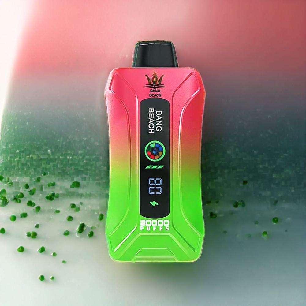 Bang Beach 20000 Puffs Norge Engros Engangs vape Vannmelon Is med Smart Skjerm, 35ml E-Væske, 650mAh Batteri