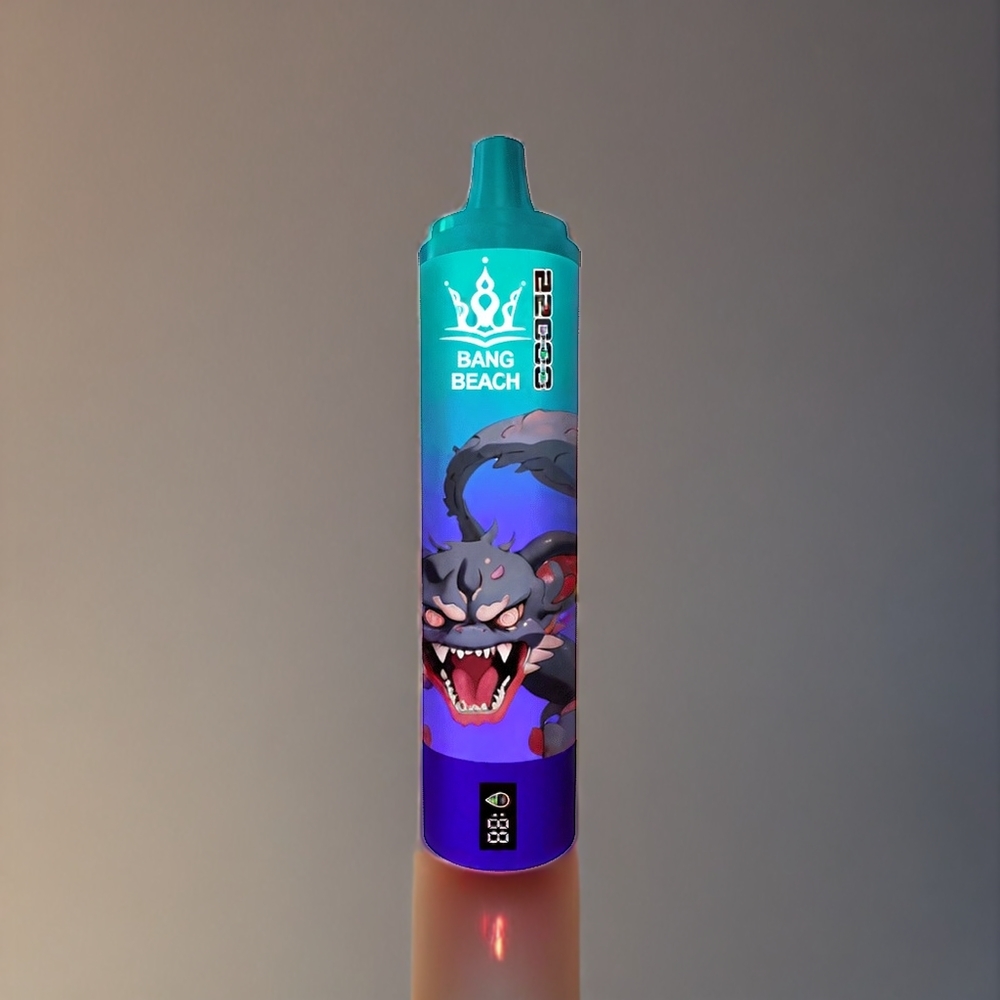 Bang Beach 22000 Puffs Engangs vape Grape Is Norge Engros – 36ml, 650mAh, Nikotin 0%/2%/3%/5%