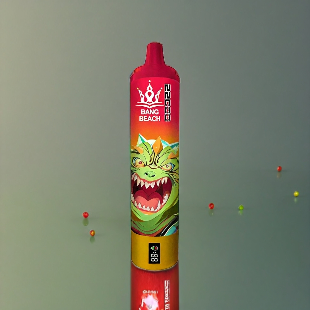 Bang Beach 22000 Puffs Norge engros Engangs vape Sur Eple 36ml 650mAh Nikotin 0% 2% 3% 5%