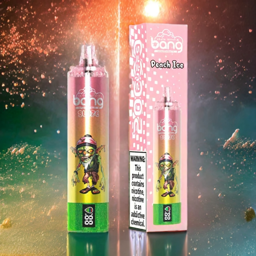 Bang Blaze Tornado 20000 Puffs Norge Engros Engangs vape Peach Ice med Type-C-lading og Justerbar Luftstrøm