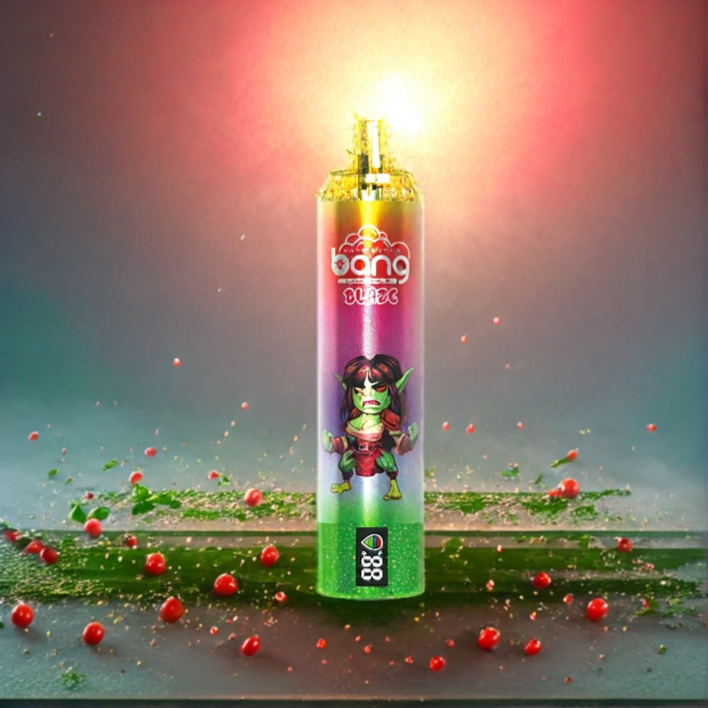 Bang Blaze Tornado 20000 Puffs Norge Engros Engangs vape Type-C Lading og Tilpassbar Luftstrøm Vannmelon Tyggegummi 0%,2%,3%,5% Nikotin