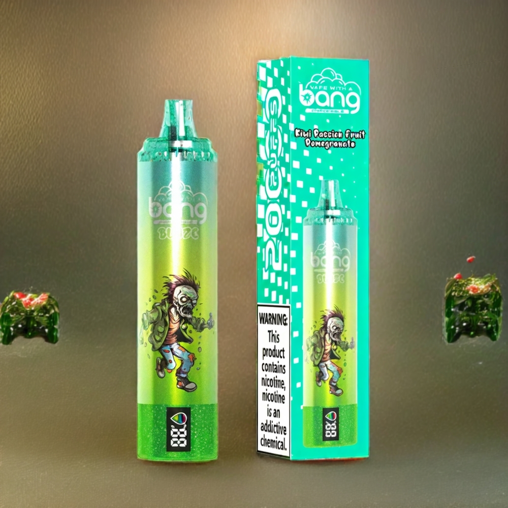 Bang Blaze Tornado Norge Engros 20000 Puffs Engangs vape med Kiwi Passionsfrukt Guava – Type-C Lading, Justerbar Luftstrøm, 0/2/3/5% Nikotin