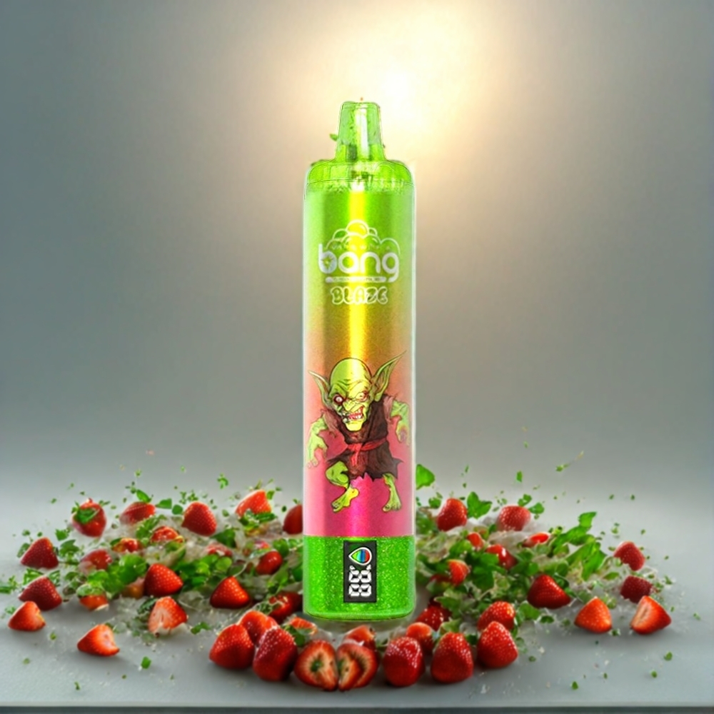 Bang Blaze Tornado Norge Engros 20000 Puffs Type-C Ladeluft Engangs vape Jordbær Kiwi