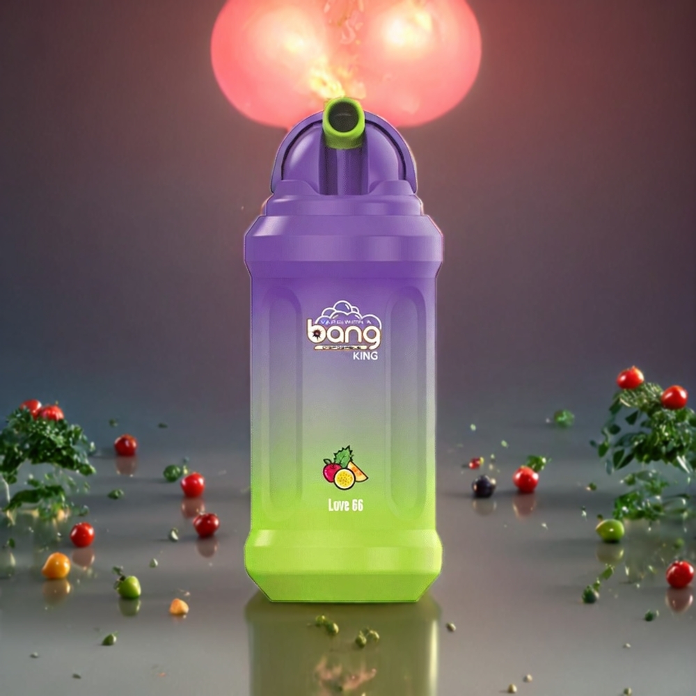 Bang King 12000 Puffs Norge Engros Engangs vape Kjærlighet 66 – 23ml E-Liquid, 650 mAh Batteri, 0%-5% Nikotin, 1.2 Ohm Mesh Coil