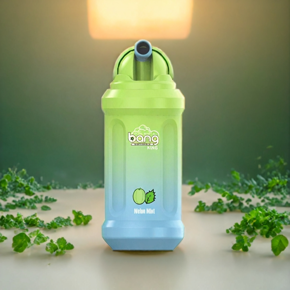 Bang King 12000 Puffs Norge Engros Engangs vape Melon Mynte med 23ml E-Liquid, 650 mAh Batteri, 1.2 Ohm Mesh Coil