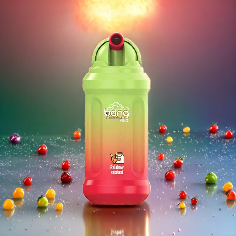Bang King 12000 Puffs Norge Engros Engangs vape Regnbue Sherbert med 23ml E-Liquid og 650 mAh Batteri