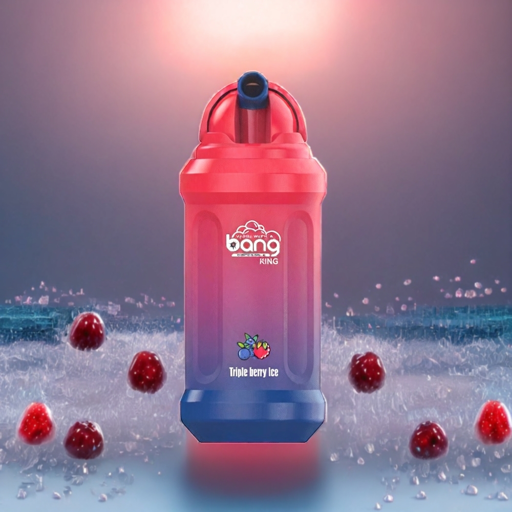 Bang King 12000 Puffs Norge Engros Engangs vape Triple Berry Ice – 23ml, 650 mAh, 1.2 Ohm Mesh Coil, Nikotin 0%/2%/3%/5%