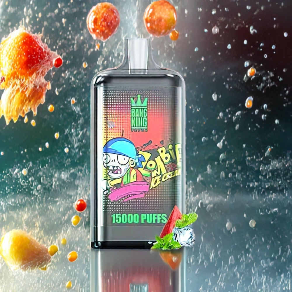 Bang King 15000 Puffs Norge Engros Engangs vape Lush Ice (21ml, 550 mAh, 0%-5% Nikotin) – Fargerik og Lekfull Design
