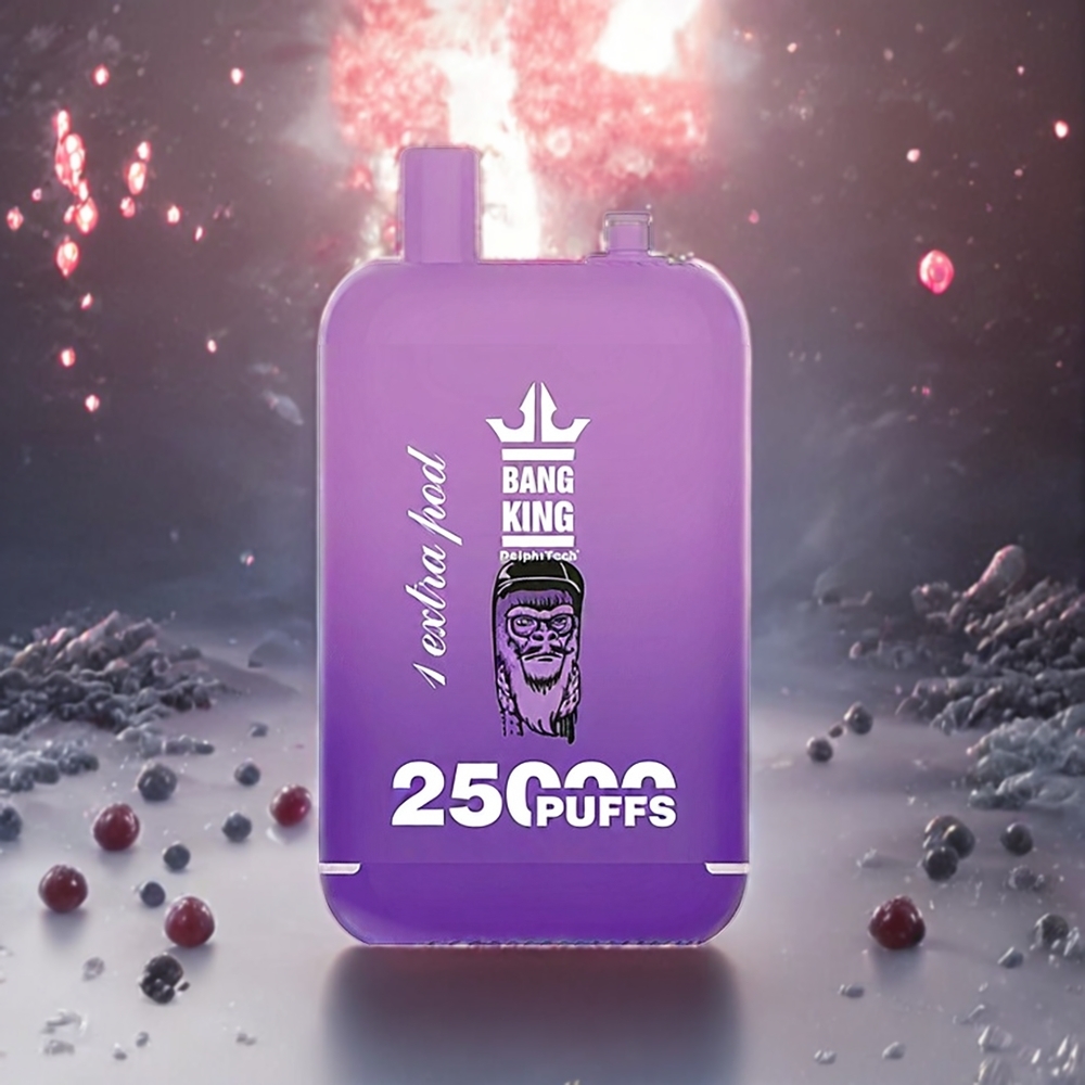 Bang King 25000 Puffs Norge Engros Engangs vape Drupeis med 46ml E-Liquid og 650 mAh Batteri