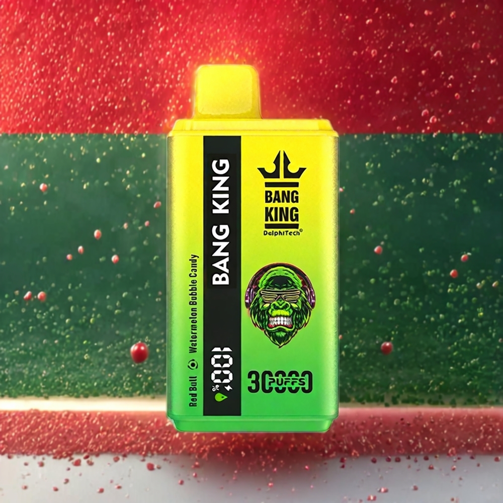 Bang King 30000 Puffs Norge Engros Engangs vape Red Bull Vannmelon Bubble Candy – 36ml, 550mAh, Type-C
