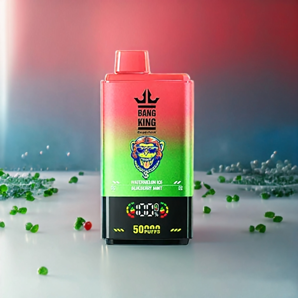 Bang King 50000 Engangs vape Norge Engros – Vannmelon Is Blåbær Mynte – 50ml / 850mAh / Type-C