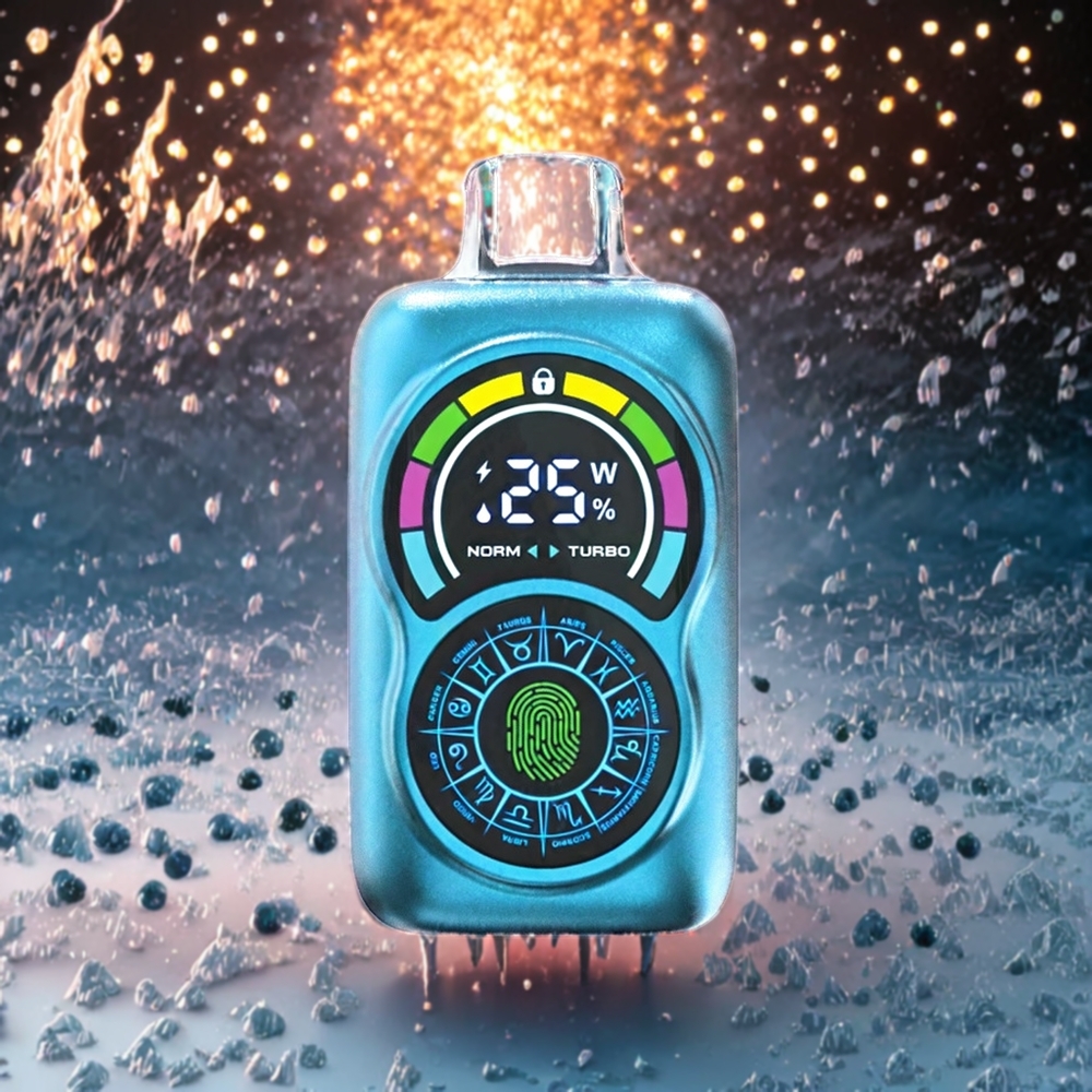 Bang King Constellation 36000 Puffs Norge Engros Engangs vape Blå Bringebær Is med 650mAh Batteri og Justerbar Luftstrøm