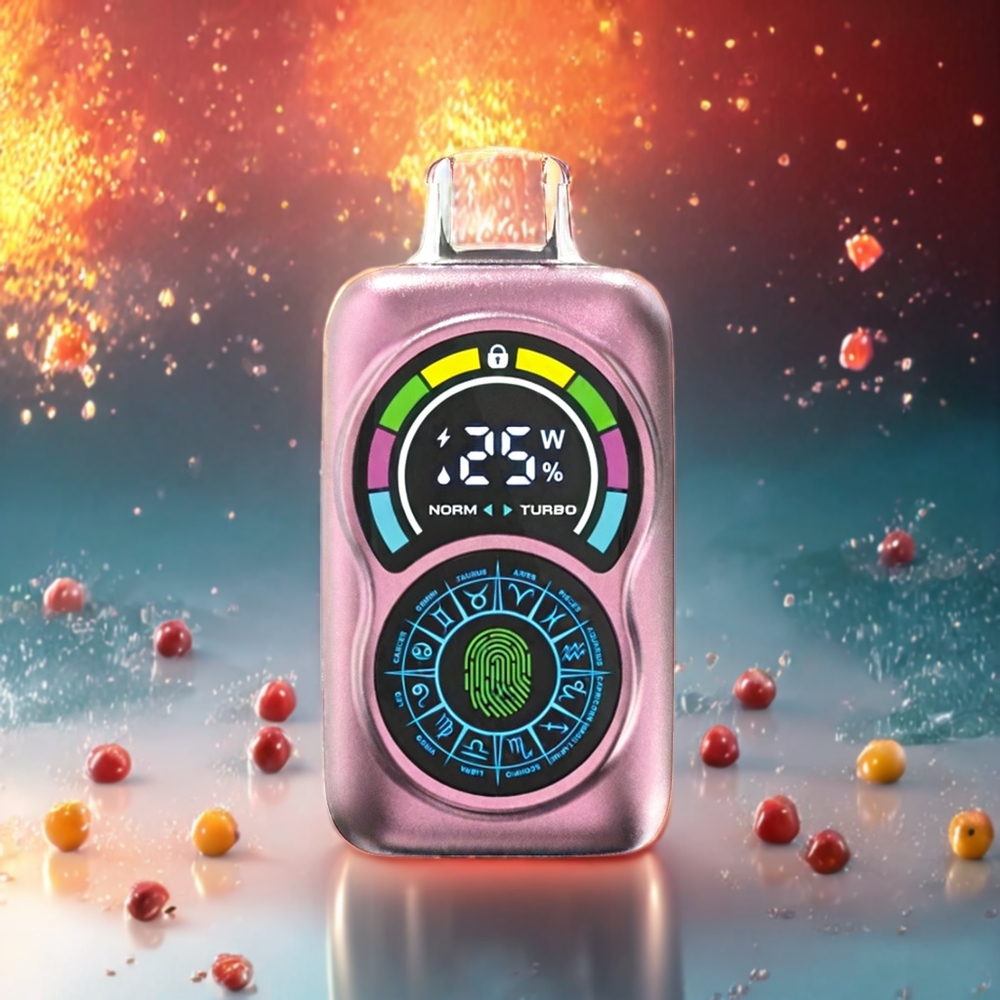 Bang King Constellation Norge Engros 36000 Puffs Engangs vape Peach Is med 650mAh Batteri og Justerbar Luftstrøm