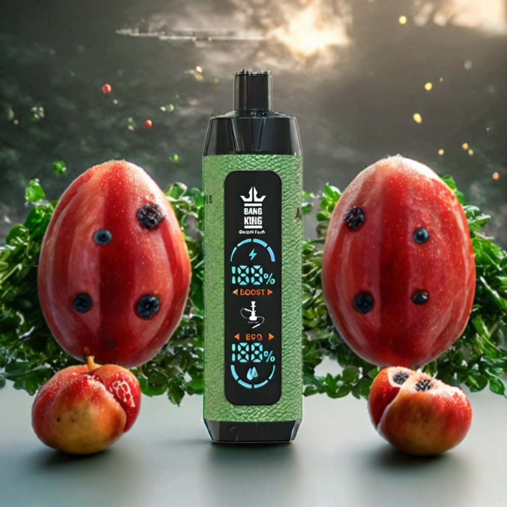 Bang King Shisha 25000 Puffs Norge Engros Engangs vape Dobbel Eple – 30ml E-Liquid, 650 mAh Batteri, Type-C Lading, 0.6 Ohm Mesh Coil