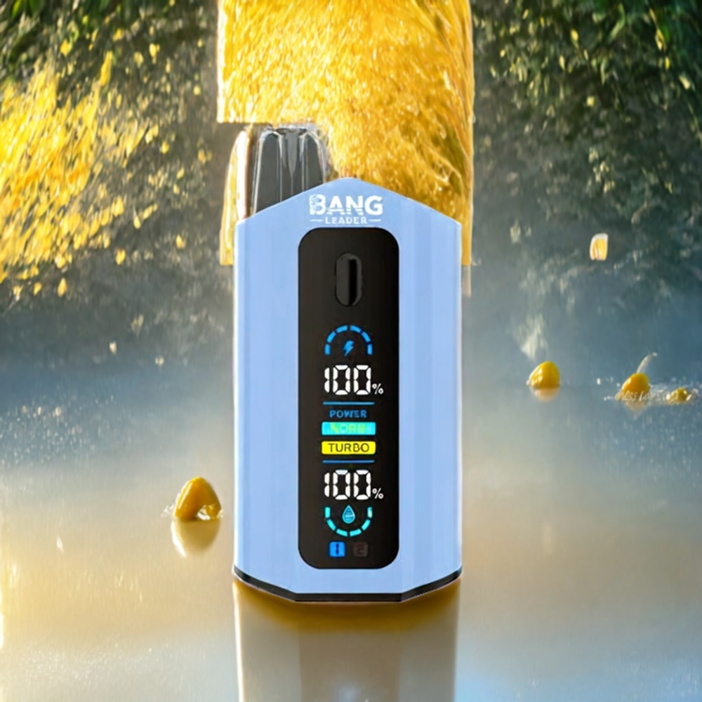 Bang Leader 50000 Puffs Norge Engros Engangs vape Banan Is Mango – 13400mAh Batteri, 36ml E-væske, Type-C Lading
