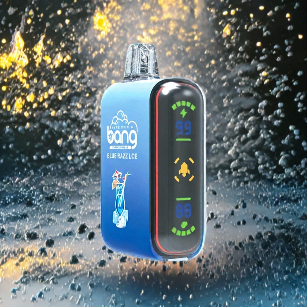 Bang Rocket 18000 Puffs Norge Engros Engangs vape Blå Bringebær Is – 26ml, 650mAh, 0-5% Nikotin