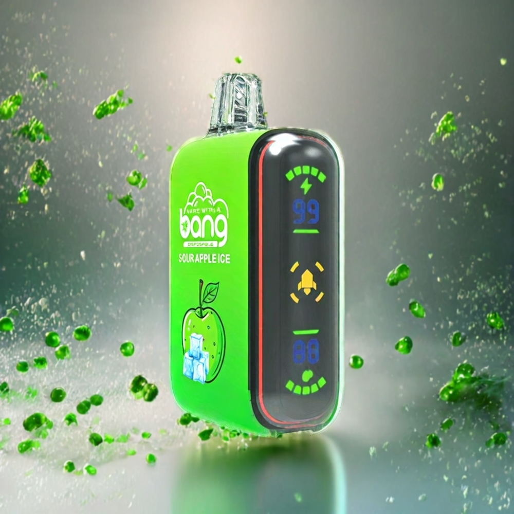Bang Rocket 18000 Puffs Norge Engros Engangs vape Sour Apple Ice 26ml 650mAh Nikotin 0% 2% 3% 5%
