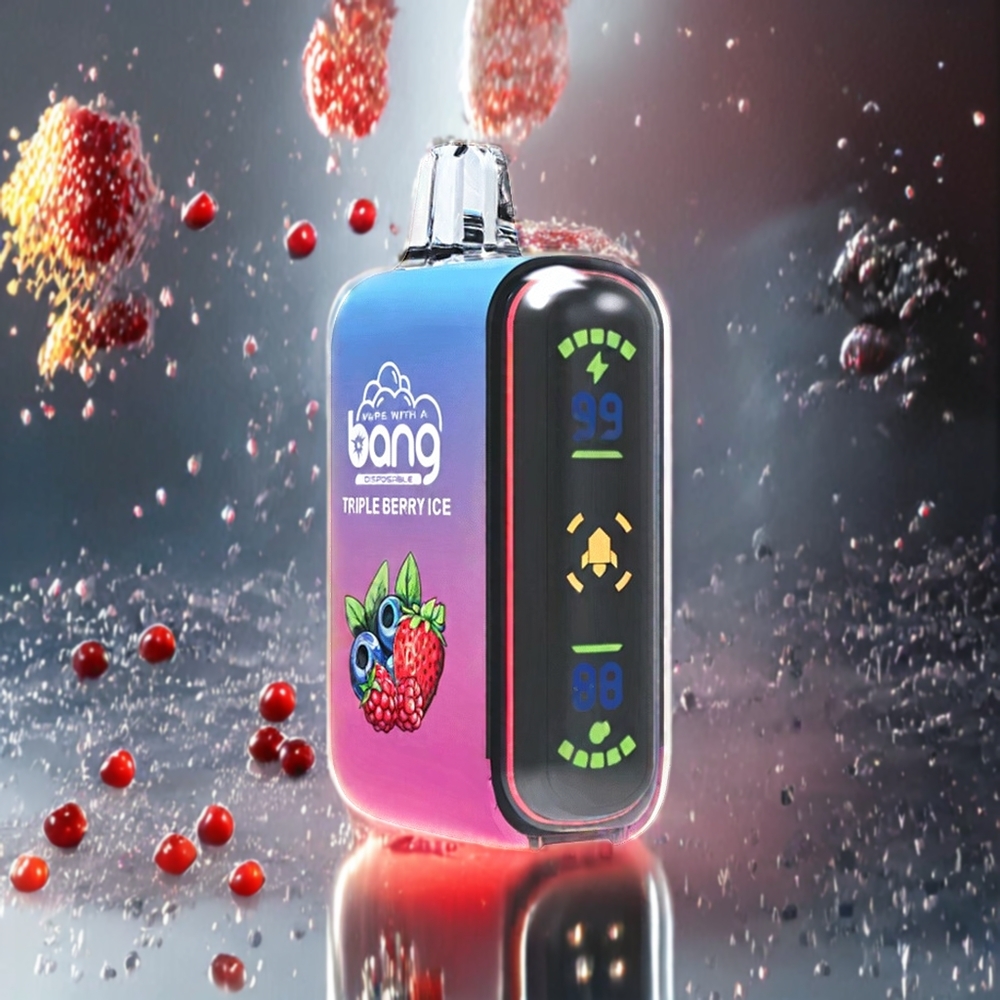 Bang Rocket 18000 Puffs Norge Engros Engangs vape Triple Berry Ice – 26ml Kapasitet, 650mAh Batteri, Nikotin 0%/2%/3%/5%