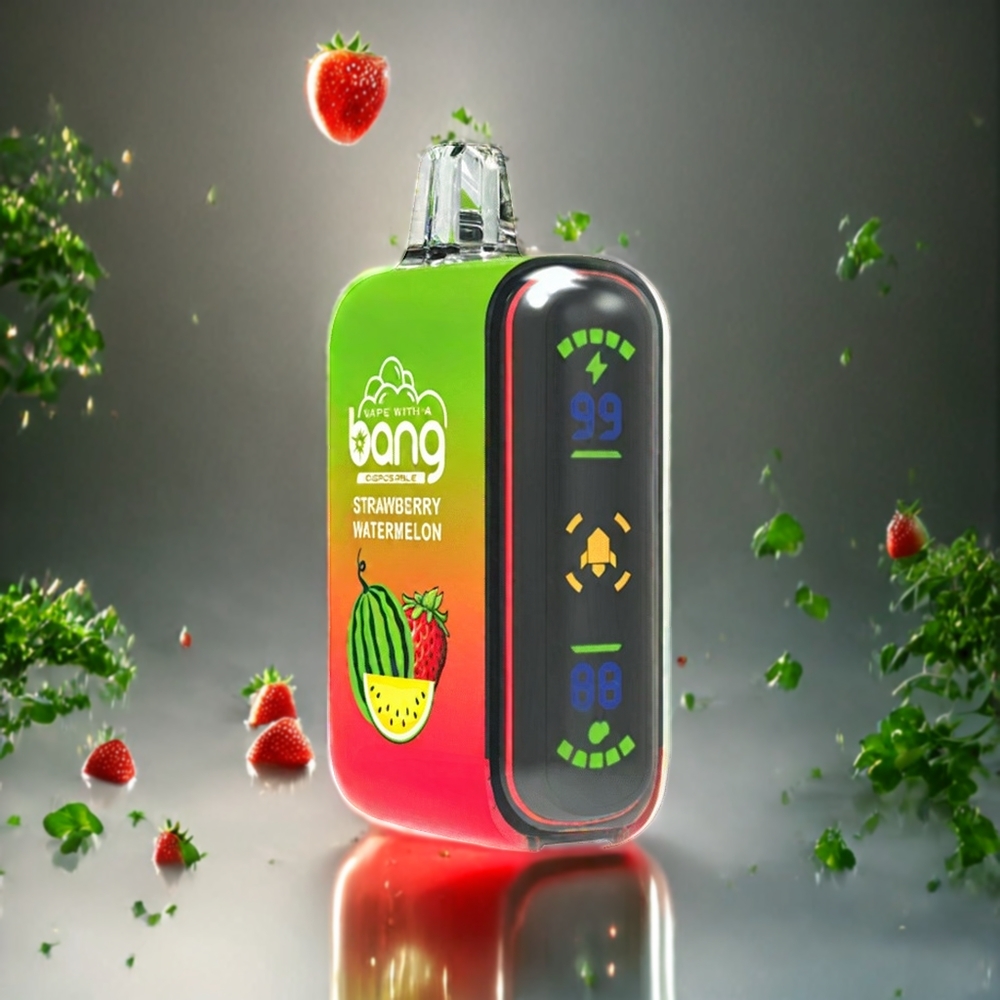 Norge engros Bang Rocket 18000 Puffs Engangs vape Jordbær Vannmelon – 26ml, 650mAh Batteri, Nikotin 0%-5%