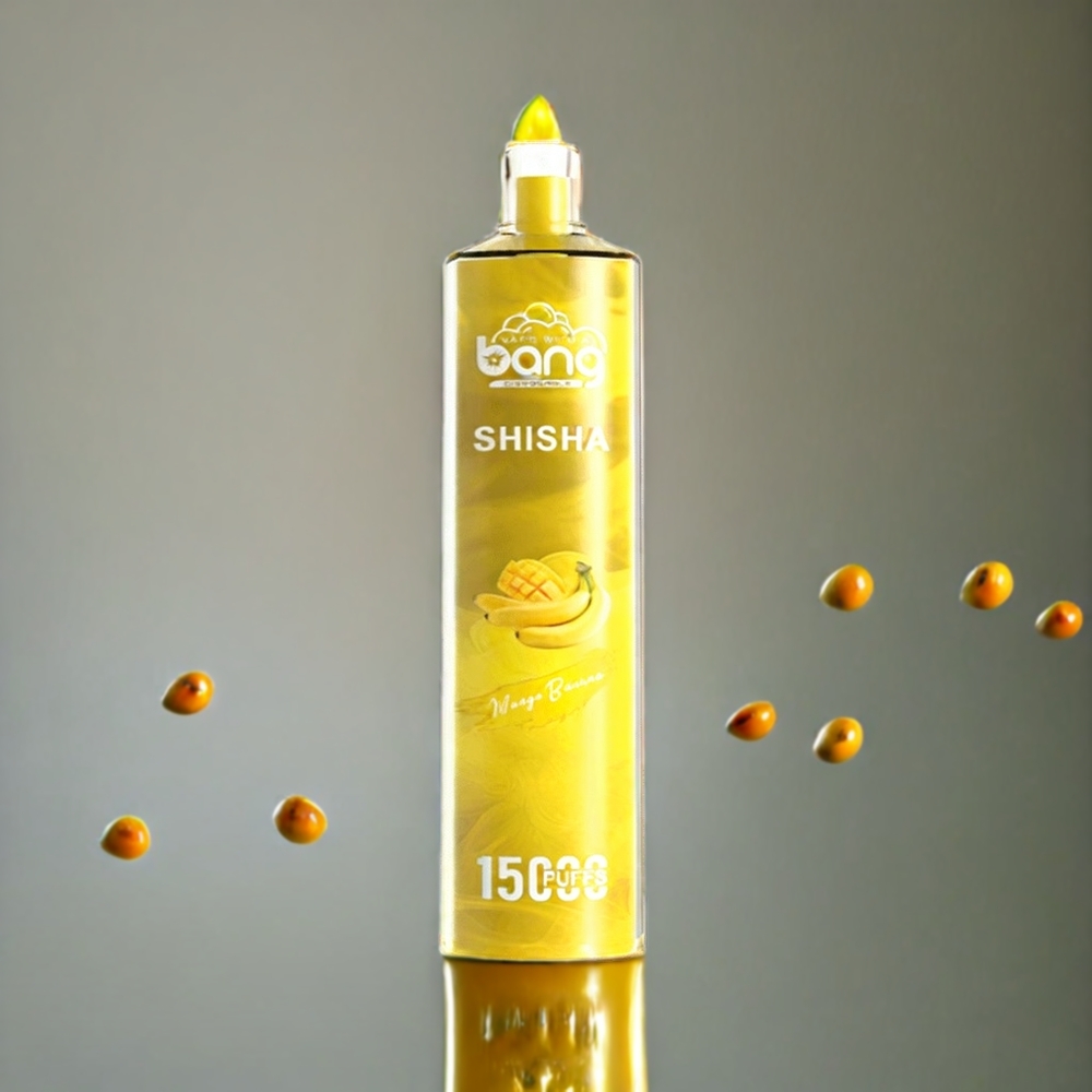 Bang Shisha 15000 Puffs Norge Engros Engangs vape Mango Banan med 23ml E-væske og Type-C Lading