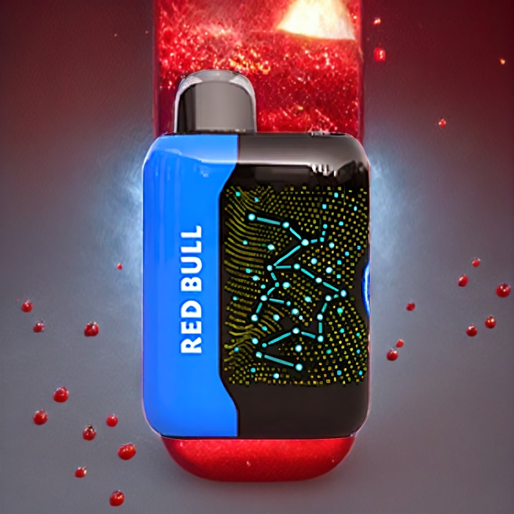Bang Starry 25000 Norge Engros Engangs vape 25000 Puffs 28ml Red Bull med 800 mAh batteri og Type-C lading