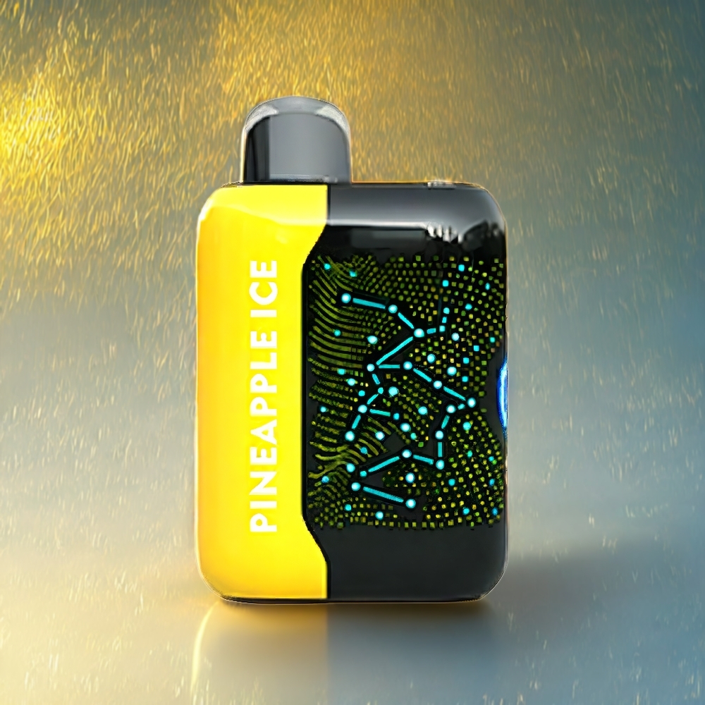 Bang Starry 25000 Puffs Norge Engros Engangs vape Ananas Is med 28ml E-Liquid, 800 mAh Batteri, Type-C Lading