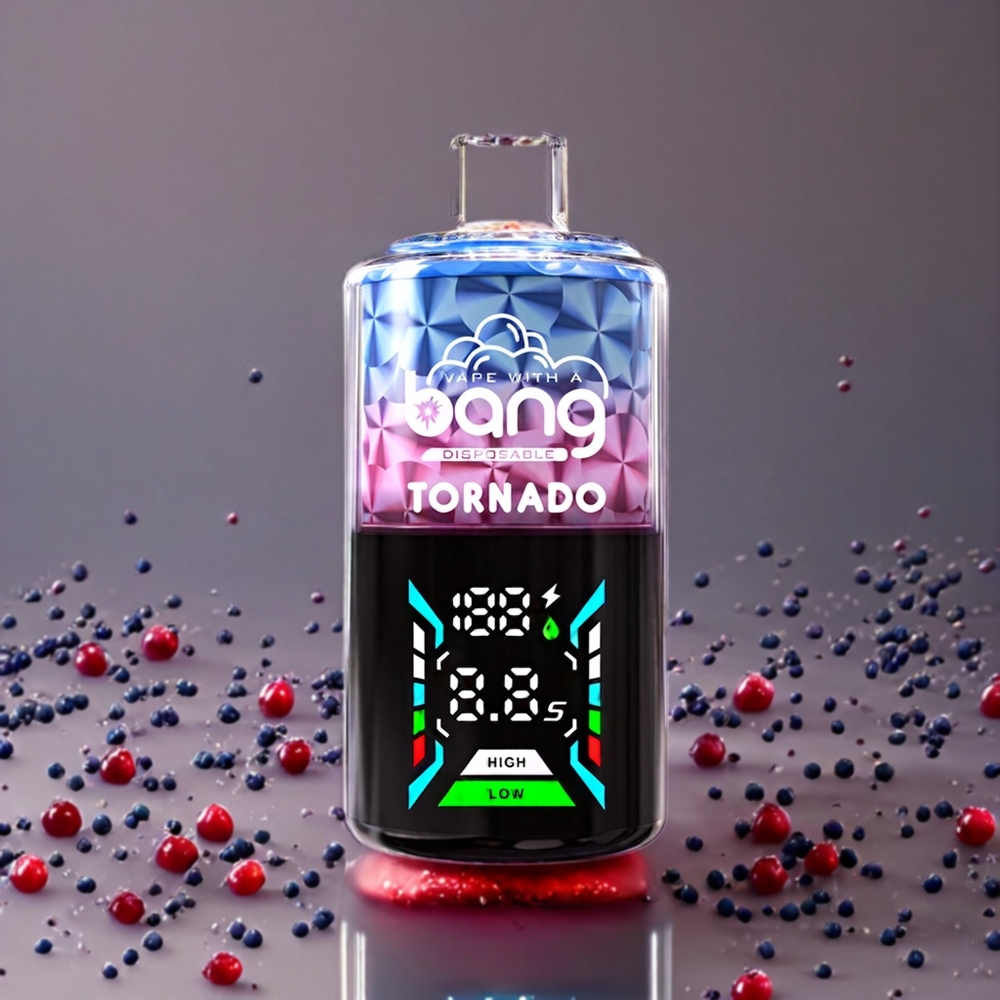 Bang Tornado 40000 Puffs Norge Engros Engangs vape Blåbær Bringebær 40ml E-væske 850mAh Batteri