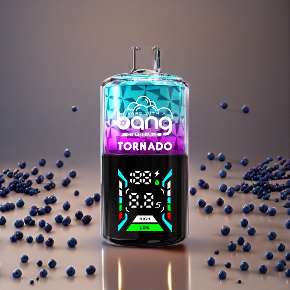 Norge engros Bang Tornado 40000 Puffs Engangs vape Blåbær Drue 0%-5% Nikotin 850mAh Batteri 40ml E-væske