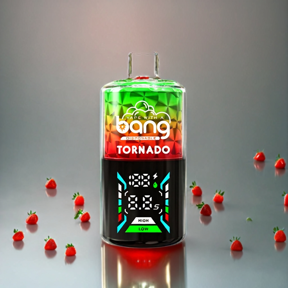 Norge engros Bang Tornado 40000 Puffs Engangs vape Jordbær Vannmelon 0%/2%/3%/5% Nikotin 850mAh 40ml