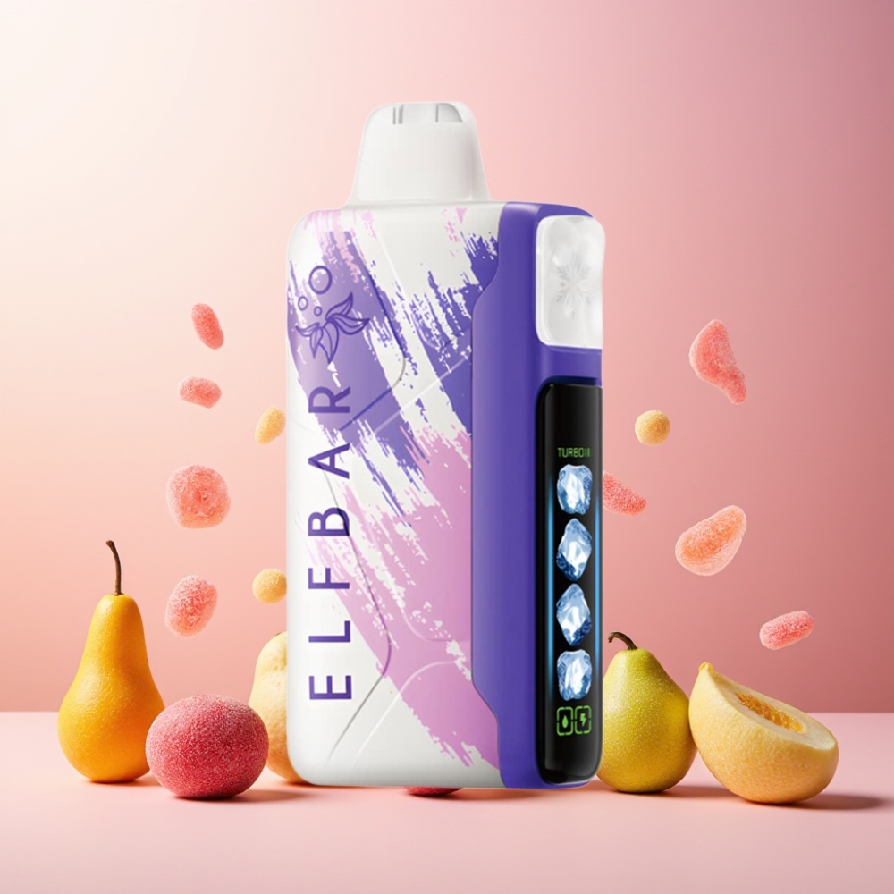 Elf Bar Ice King 40000 Puffs Norge Engros Vape til engangsbruk 20ml 5% Nikotin Justert Avkjøling 850mAh Batteri LCD Skjerm