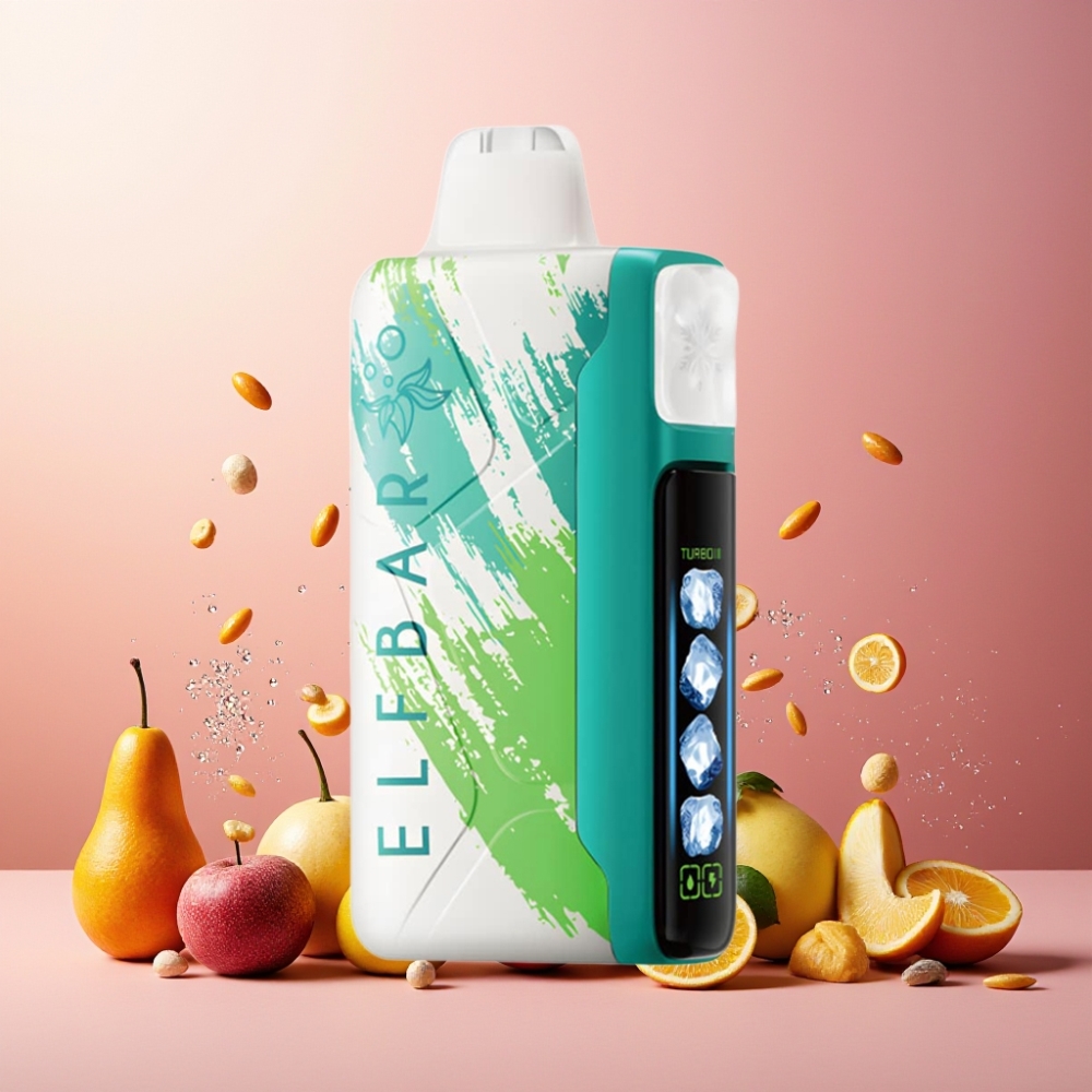 Elf Bar Ice King 40000 Puffs Norge Engros Vape til engangsbruk Baja Splash med 20ml E-Liquid, 5% Nikotin, 850mAh Batteri og Justerbar Kjøling