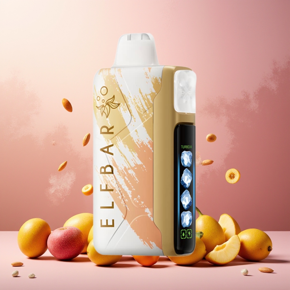 Elf Bar Ice King Norge Engros 40000 Puffs Vape til engangsbruk Mango Magi 20ml 5% Nikotin Ladbar 850mAh Batteri Justerbar Kjøling LCD Skjerm
