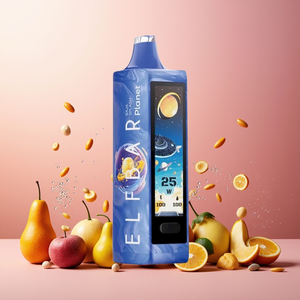 Elf Bar Planet 25000 Puffs Norge Engros Vape til engangsbruk Baja Splash (18ml, 5% Nikotin, 800mAh)