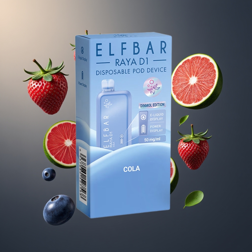 Elf Bar Raya D1 Norge Engros 13000 Puffs 18ml 650mAh Vape til Engangsbruk Cola 50mg Nikotin