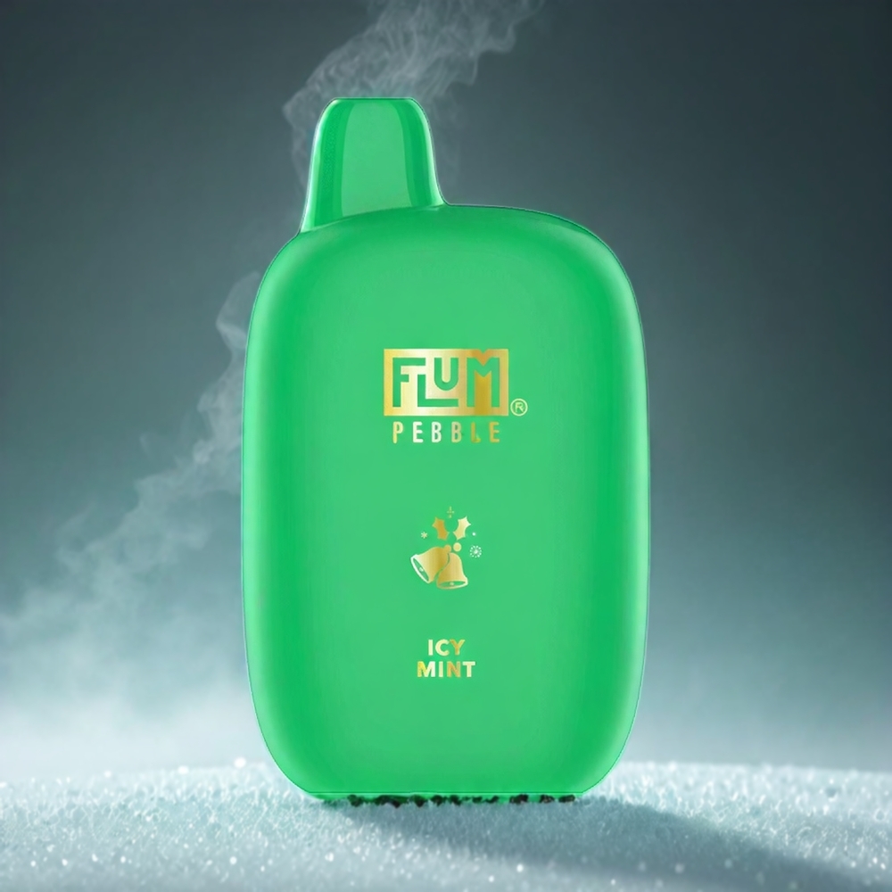 Flum Pebble 6000 Norge Engros – 10ml E-væske, 5% Nikotin, 500mAh Batteri, Isete Mynte