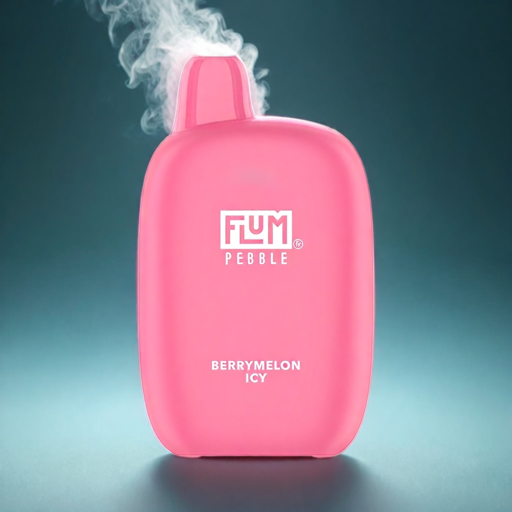 Flum Pebble 6000 Norge Engros – 10ml E-væske, 5% Nikotin, 500mAh Batteri, Mesh Coil, Type-C Lading – Bærmelon Is